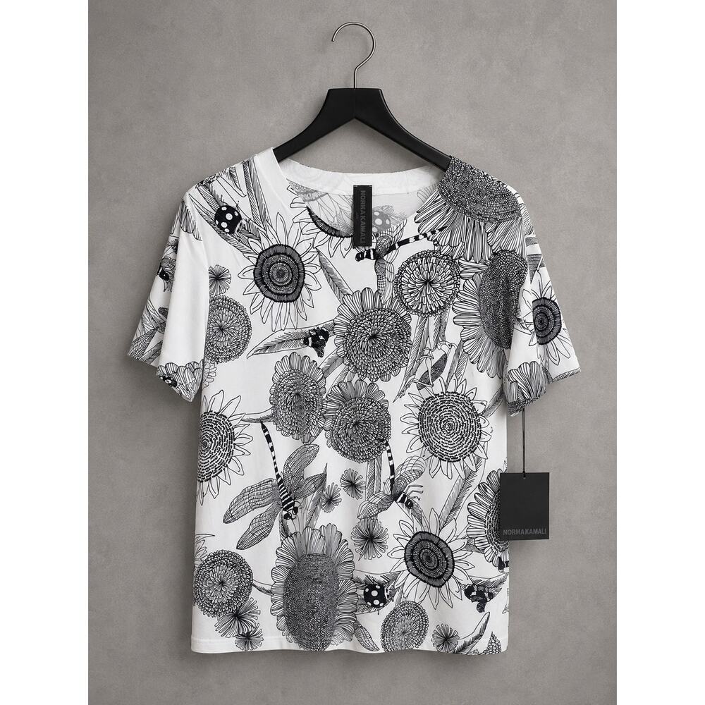 Norma Kamali Odonata Print Shirt in a S / 36